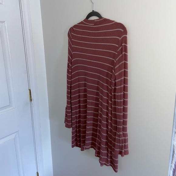 Altar’d State Pink Striped Cardigan - Picture 3 of 3